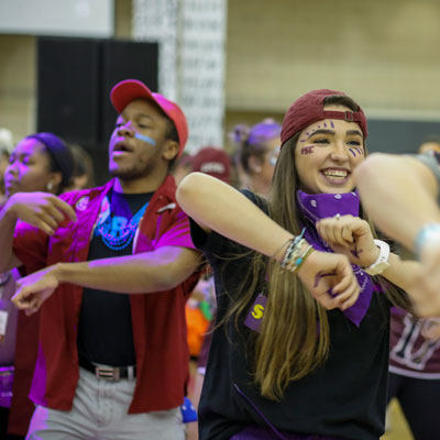 Students at Dance Marathon.