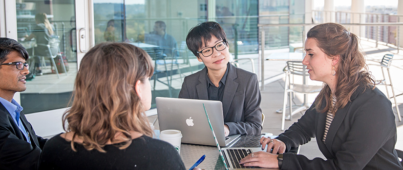 Entrepreneurs in a meeting