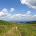 Appalachian mountains and clouds