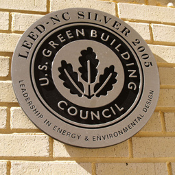 LEED certification plaque