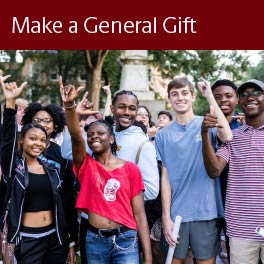 Make a General Gift (students walking on campus)