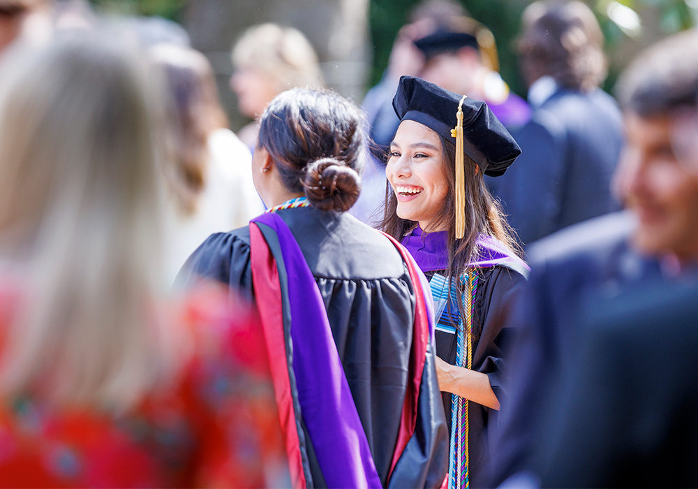 Law students at graduation.