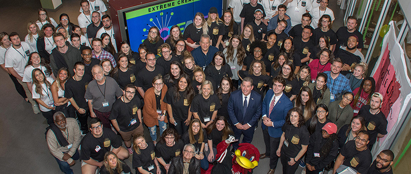 group shot of CreateAthon participants