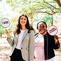 Two National Fellowships winners together for a picture