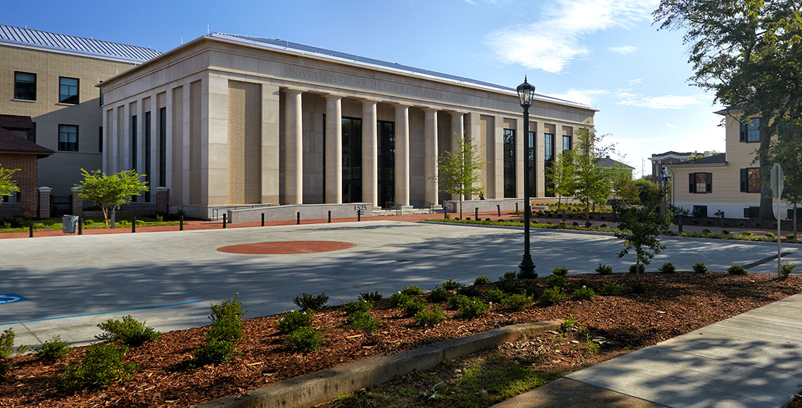 USC Joseph F. Rice School of Law building during the day