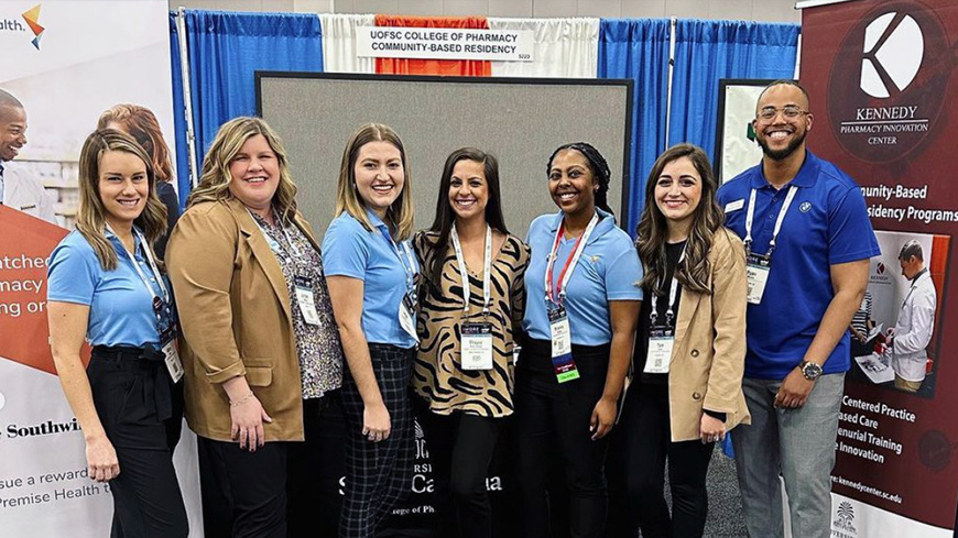 Group of pharmacy residents at conference