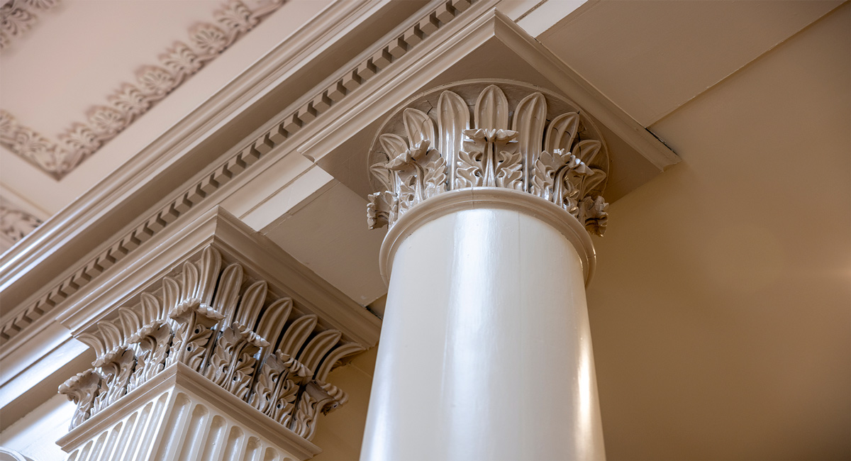 columns in South Caroliniana Library