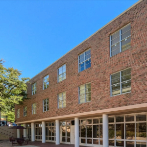 View of the outside of the McBryde Hall.